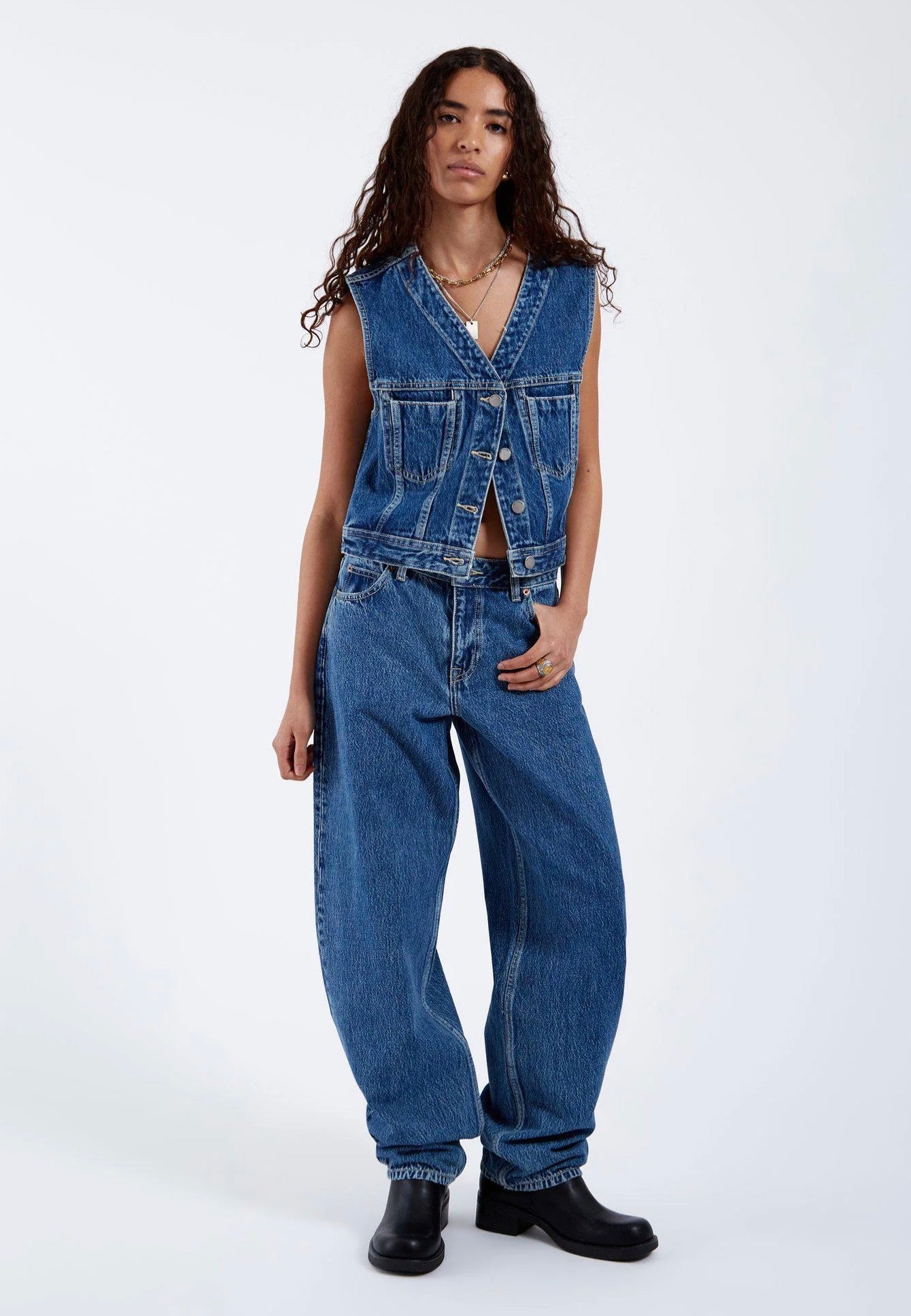 Dr. Denim - Tina Stream Mid Retro - Vest | Women-Image