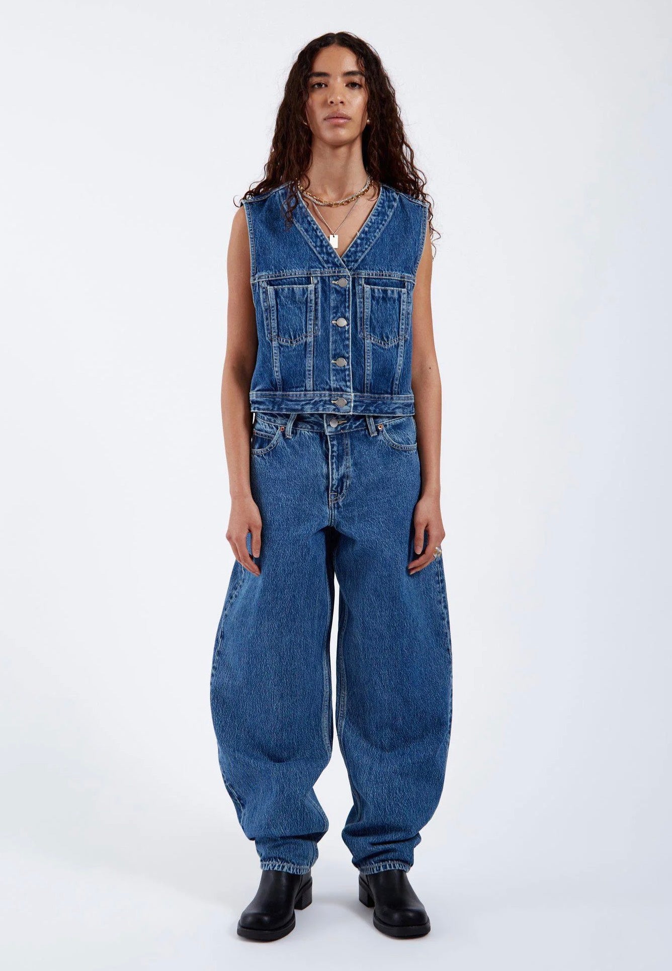 Dr. Denim - Tina Stream Mid Retro - Vest | Women-Image