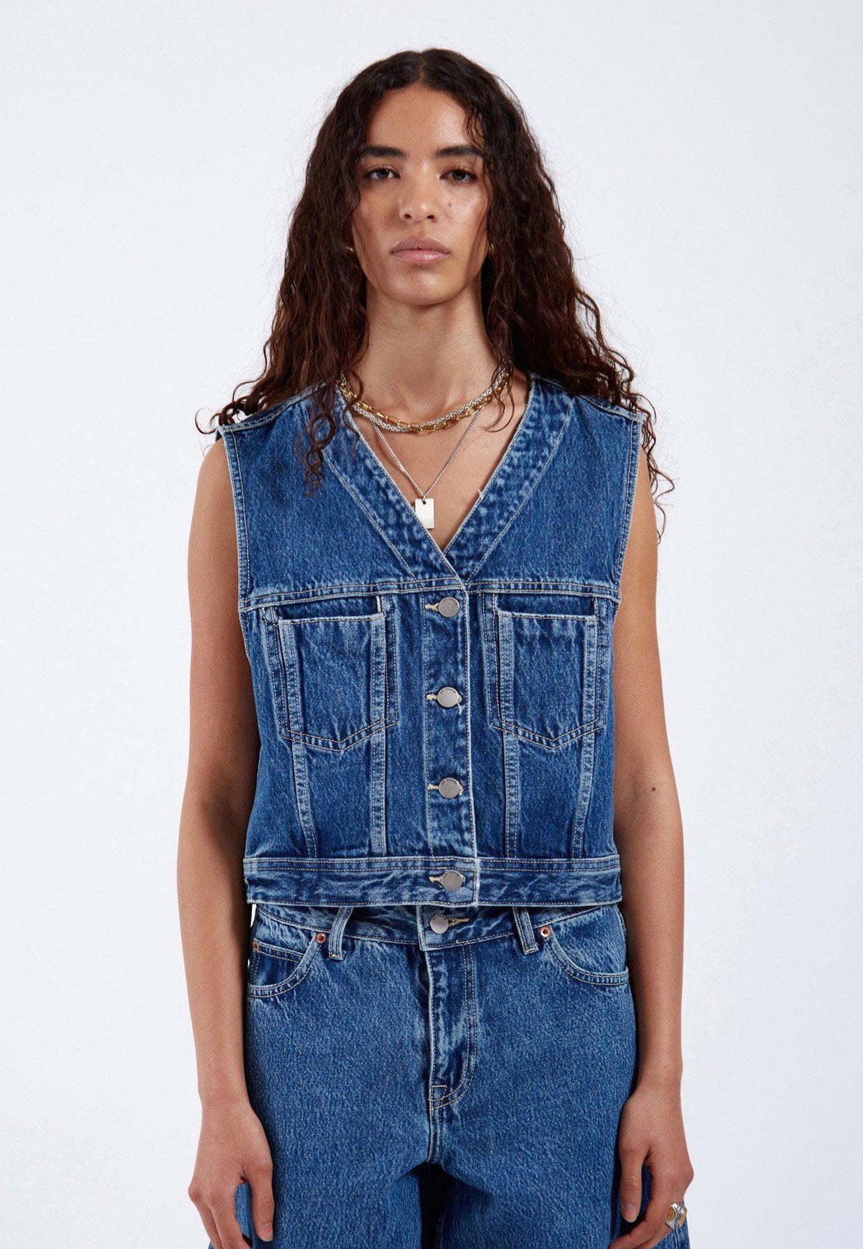 Dr. Denim - Tina Stream Mid Retro - Vest | Women-Image