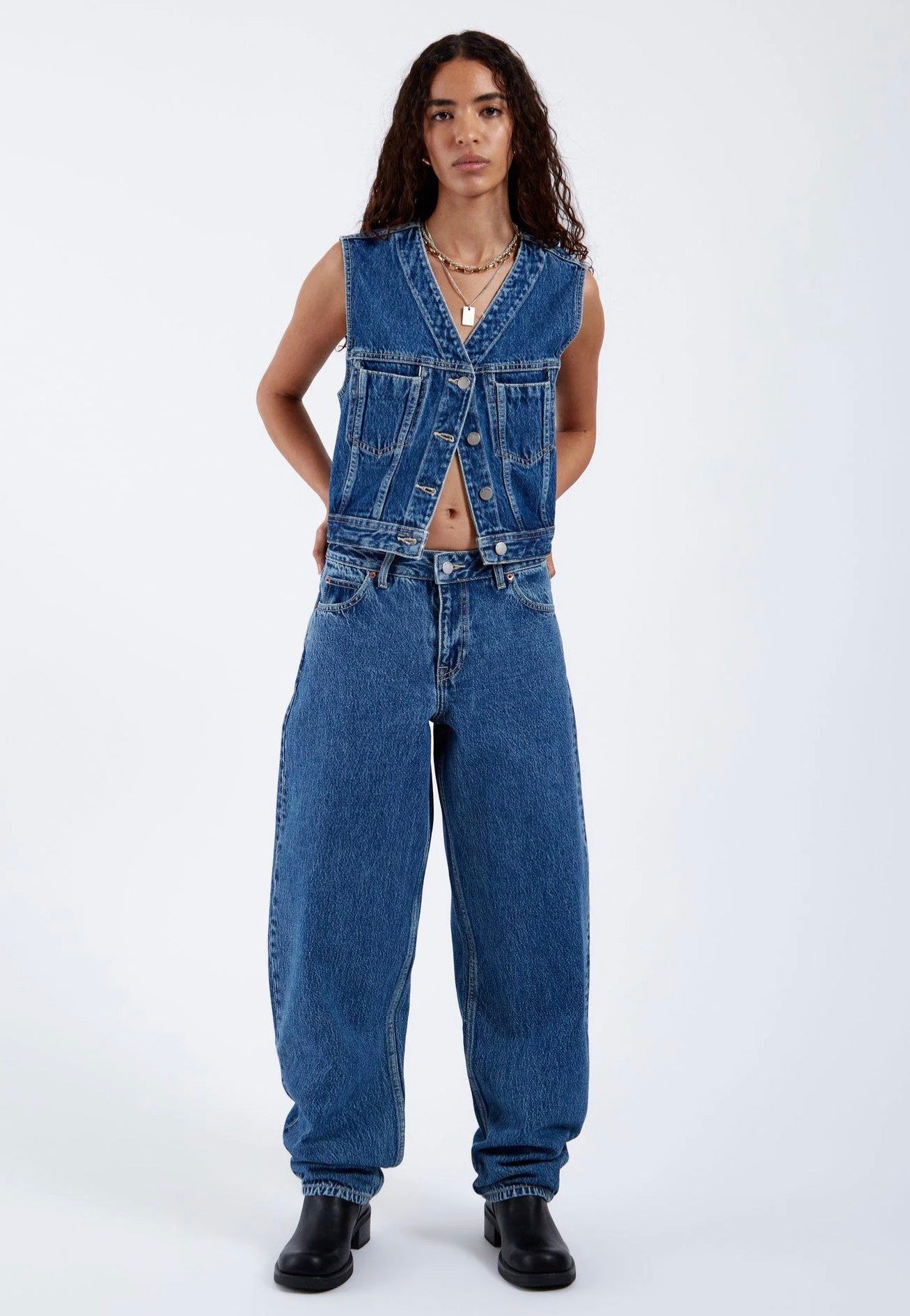 Dr. Denim - Tina Stream Mid Retro - Vest | Women-Image