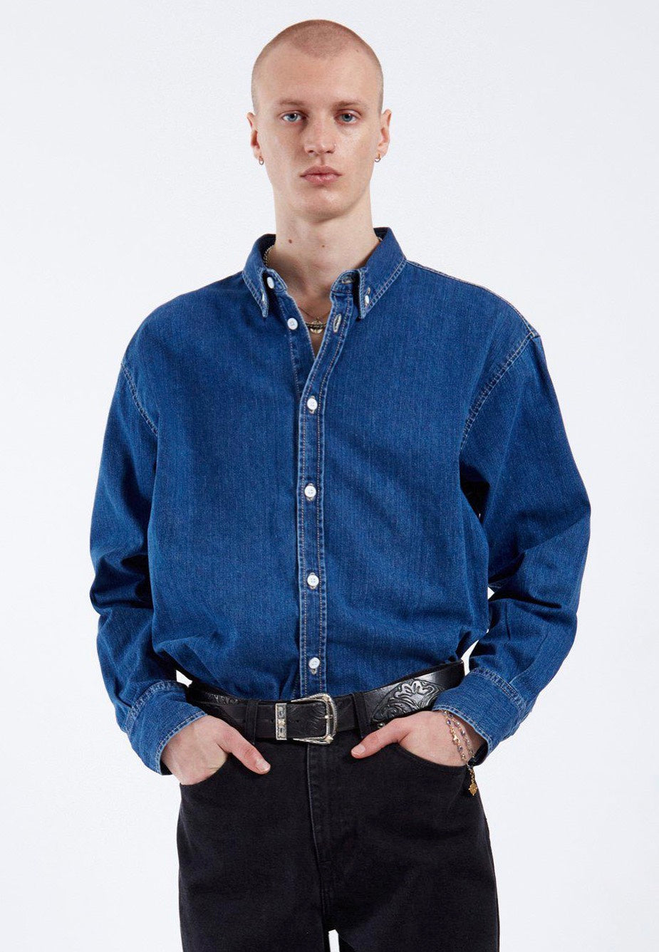 Dr. Denim - Ray Denim Mid Retro - Shirt | Men-Image