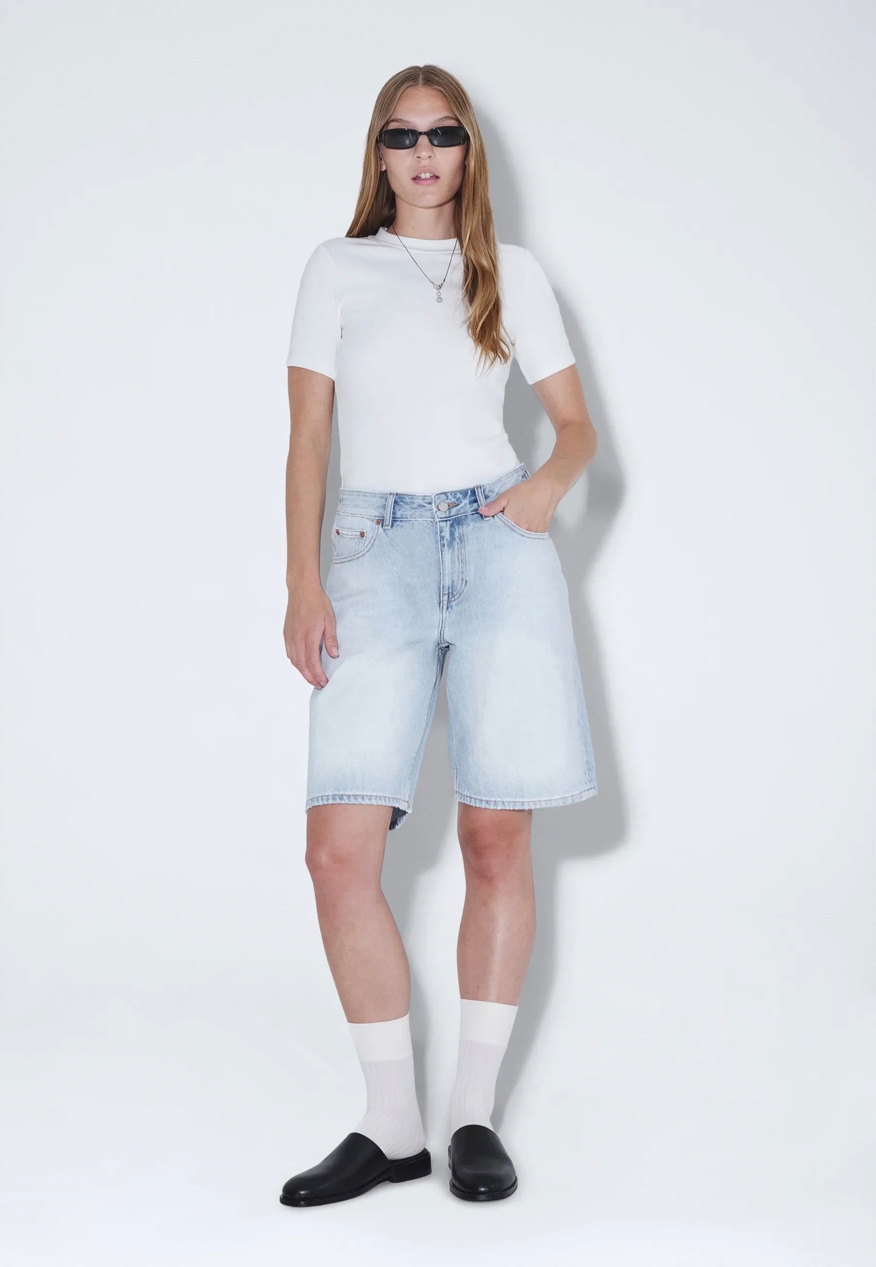 Dr. Denim - Asra Stream Light Fade - Shorts | Women-Image
