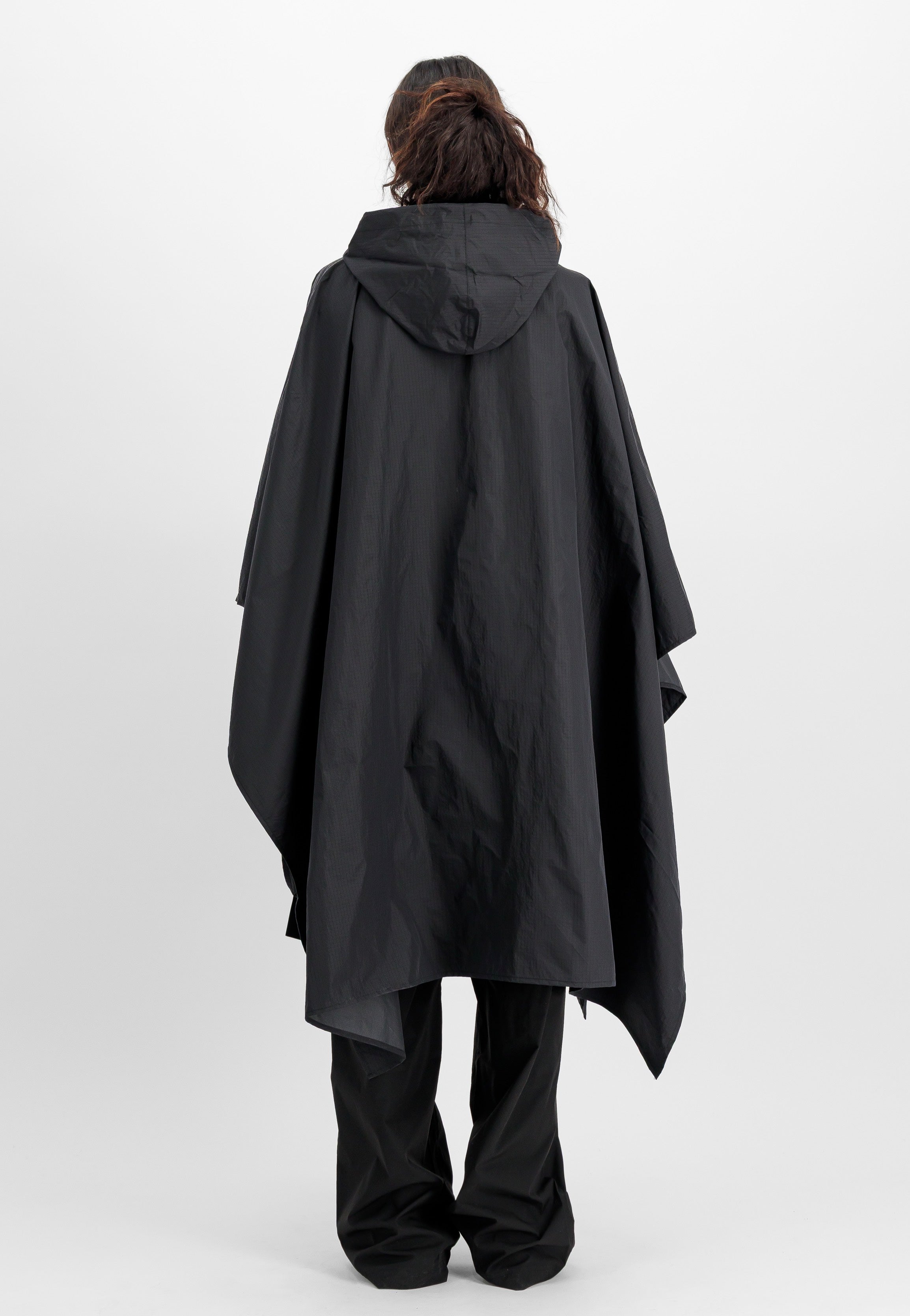 Alpha Industries - Packable Black - Poncho | Women-Image