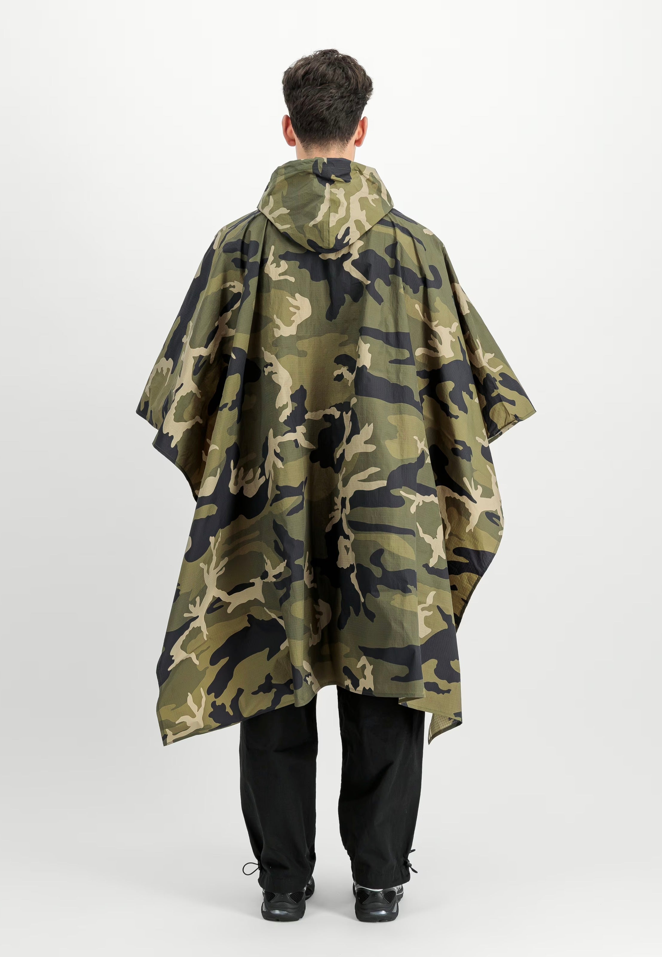 Alpha Industries - Packable Woodland Camo 65 - Poncho | Men-Image