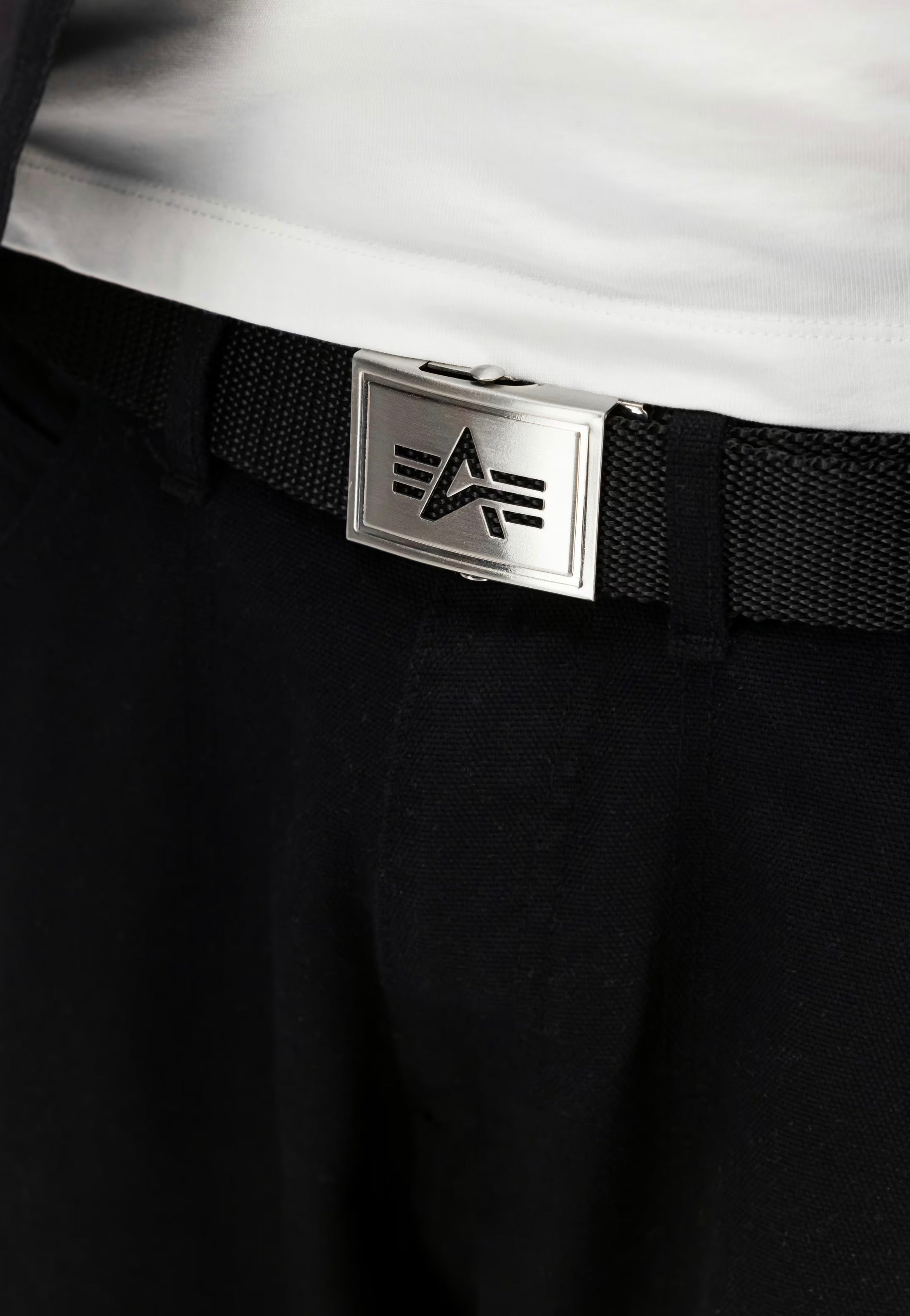 Alpha Industries - Heavy Duty Logo Black - Belt | Neutral-Image