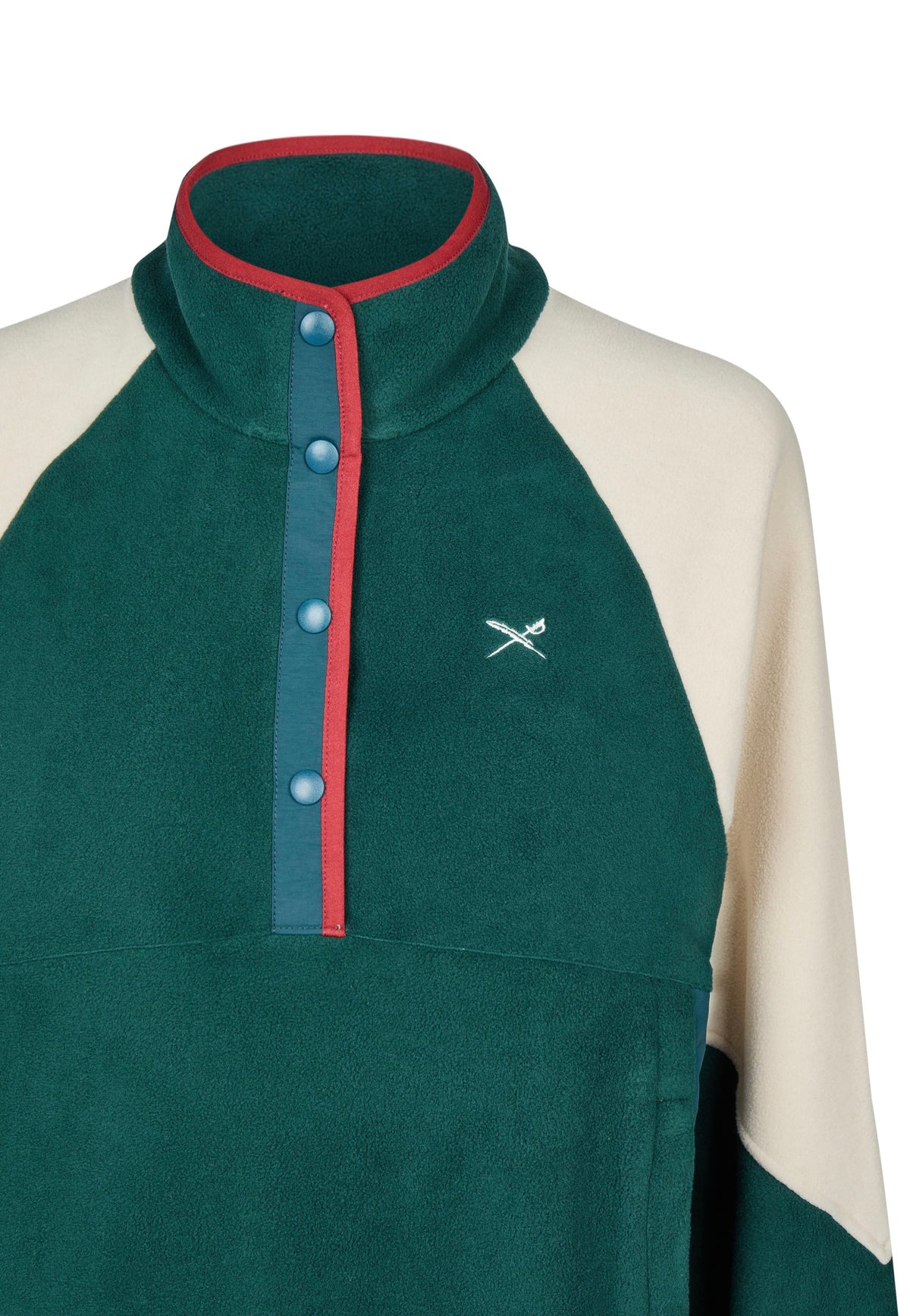 Iriedaily Holina Mix Dark Teal Svetr | Women-Image