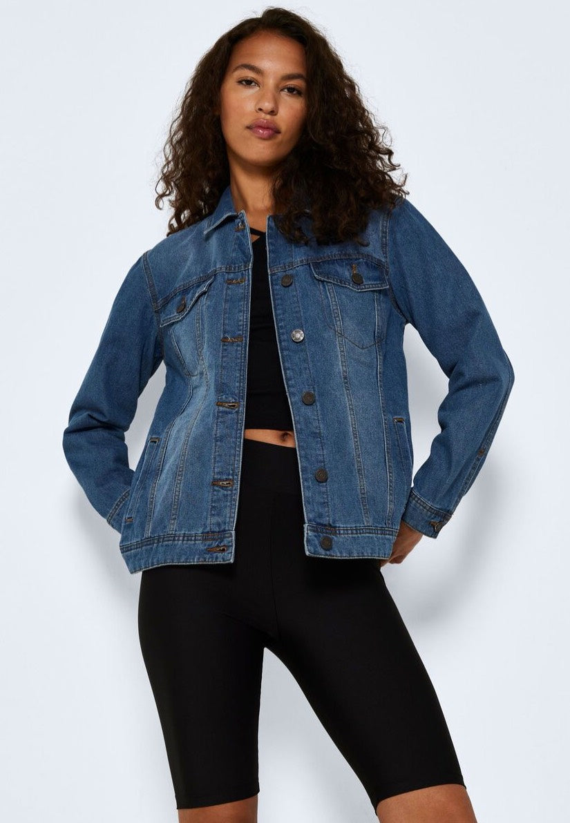 Noisy May - Ole Medium Blue Denim - Jeans Jacket | Women-Image