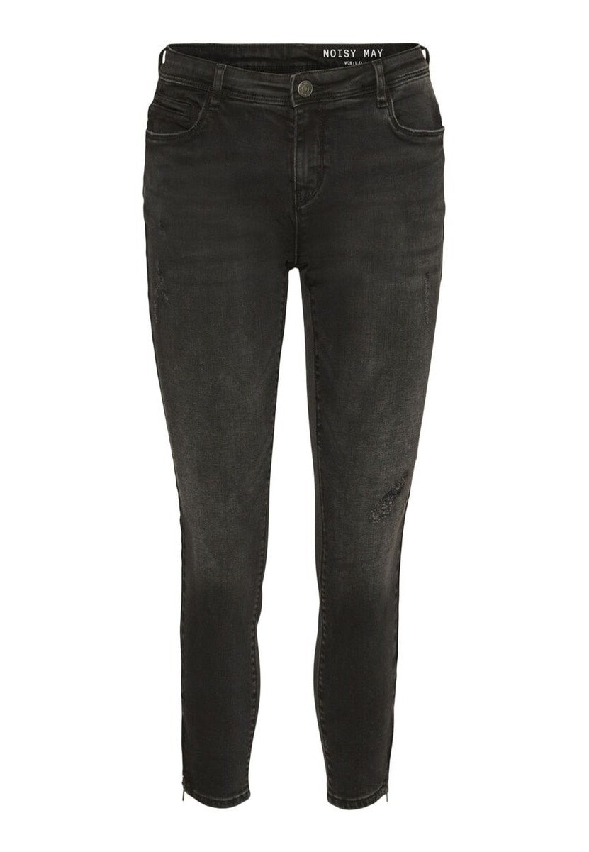 Noisy May - Kimmy Ank Dar Dark Grey Denim - Jeans | Women-Image