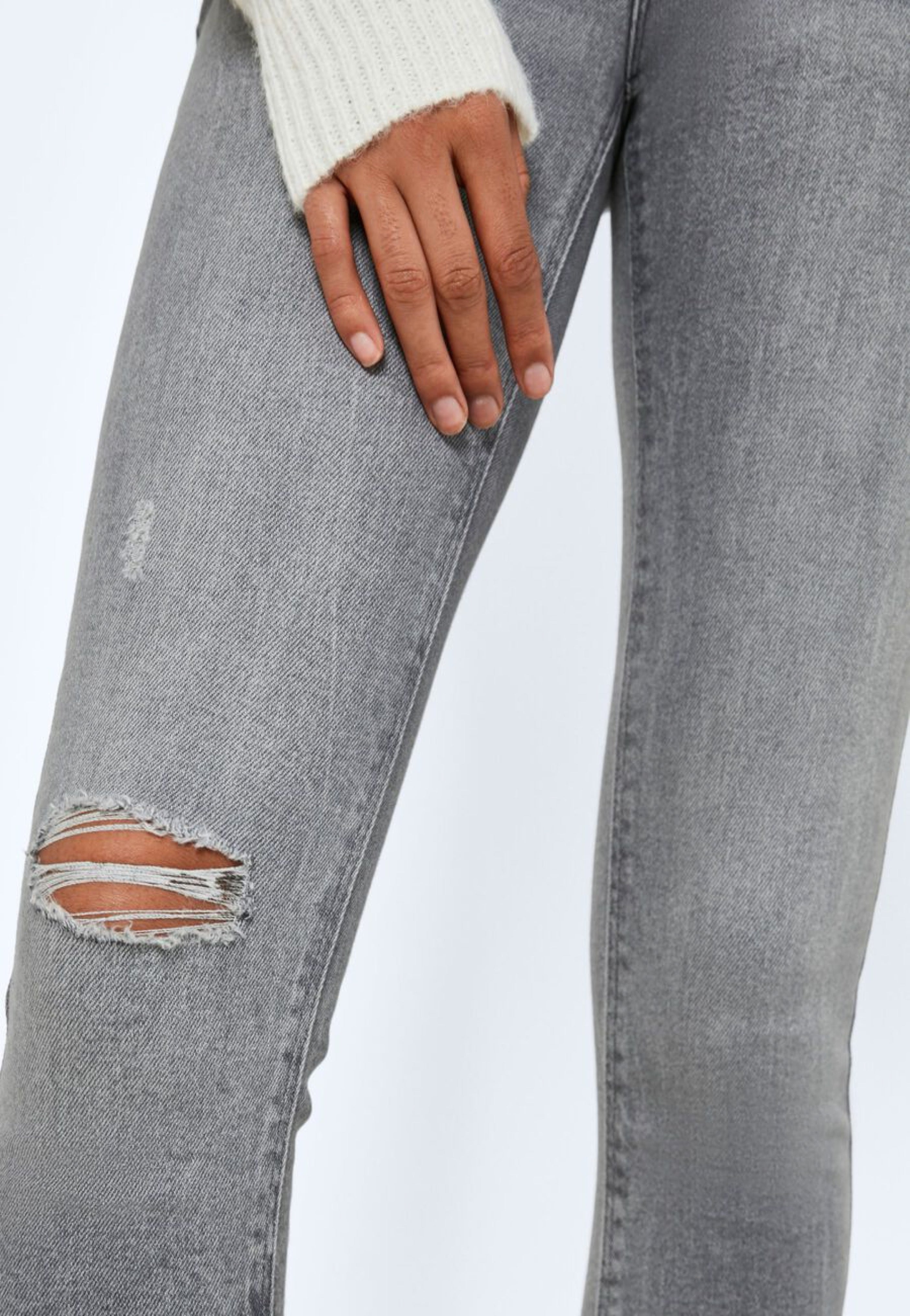 Noisy May - Callie Skinny Medium Grey Denim - Jeans | Women-Image