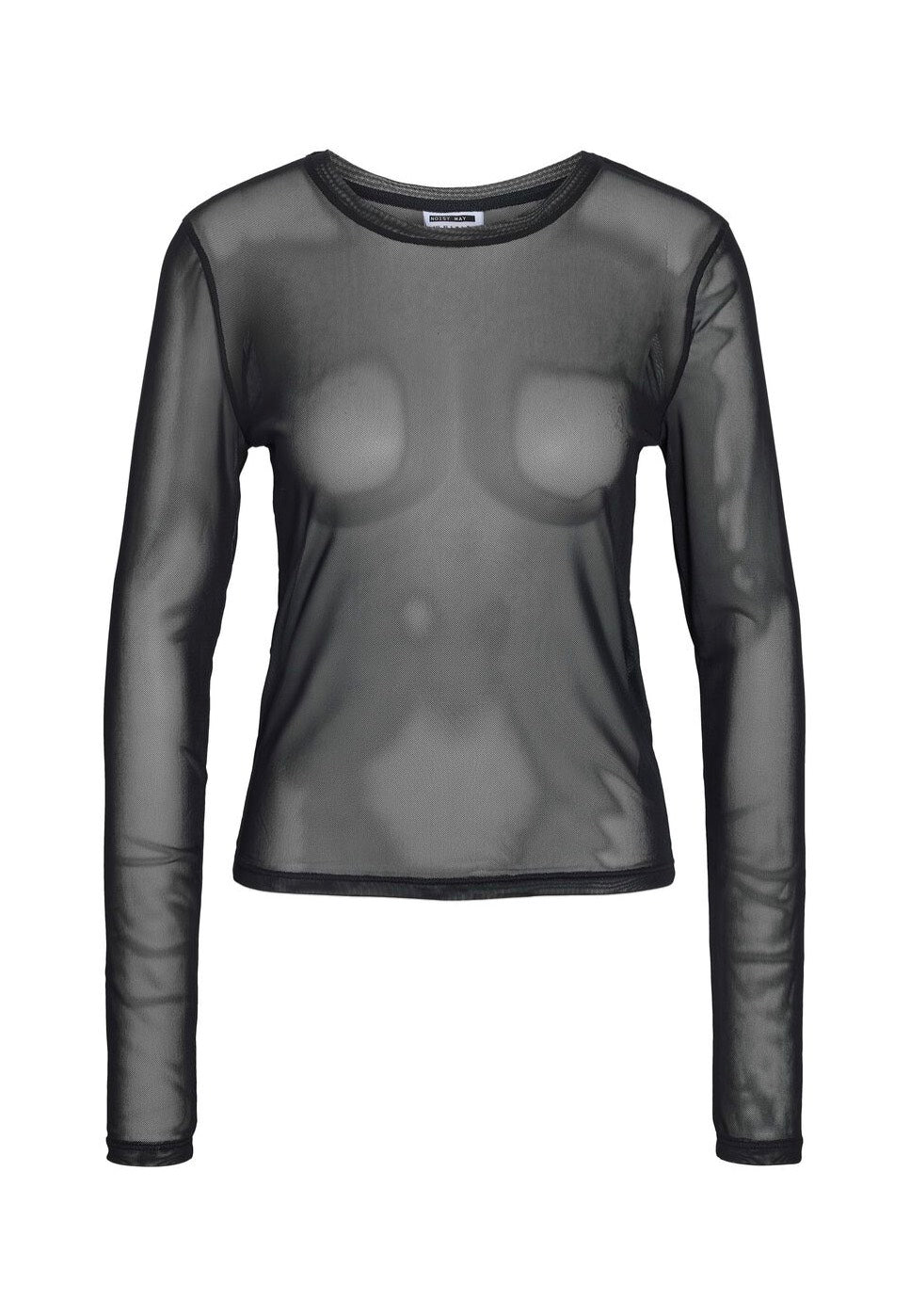 Noisy May - Judith Mesh Curve Black - Top | Women-Image