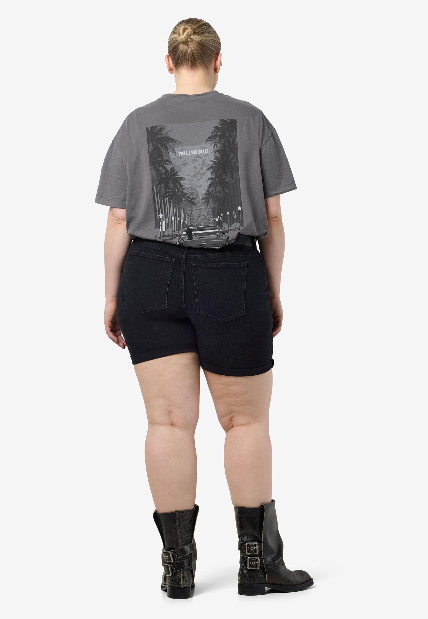 Noisy May - Moni Curve Black - Shorts | Women-Image