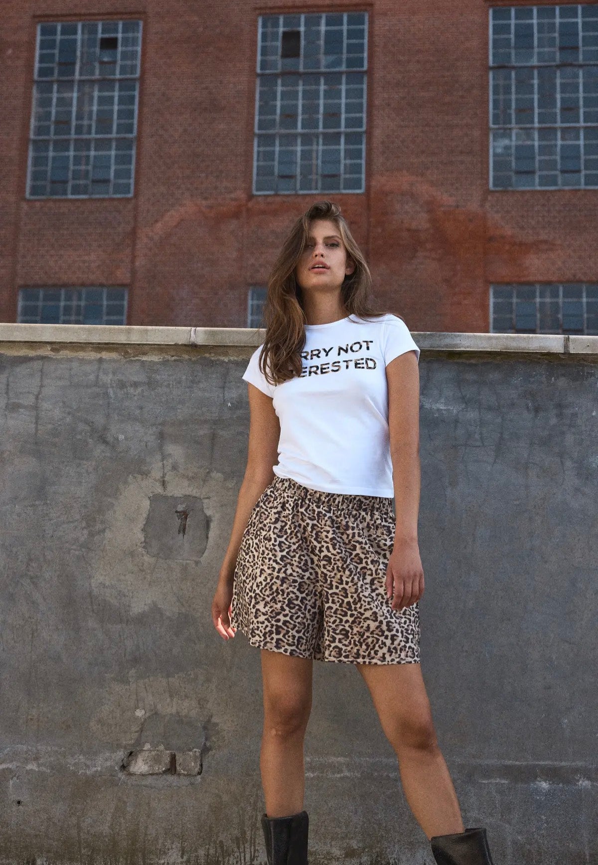 Noisy May - Peyton NW Silver Mink Leo - Shorts | Women-Image