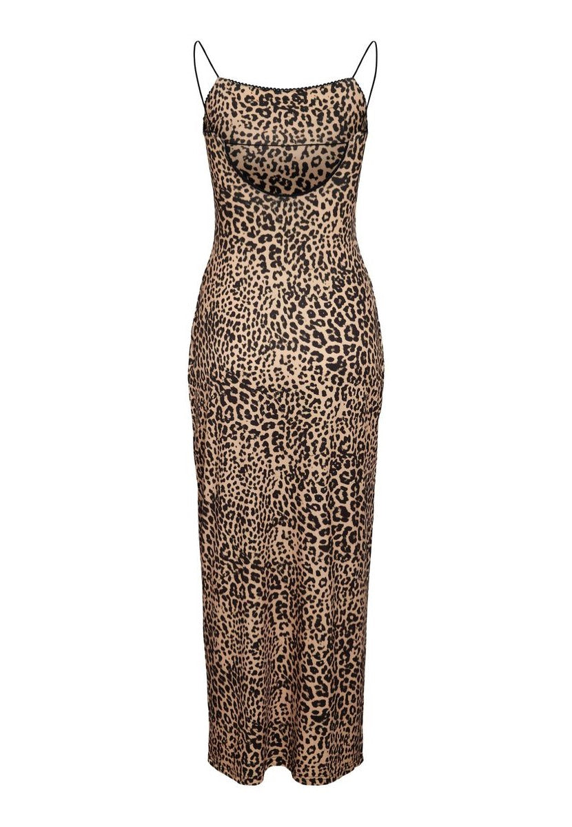 Noisy May - Avery Maxi Tube Silver Mink Leo - Dress | Women-Image