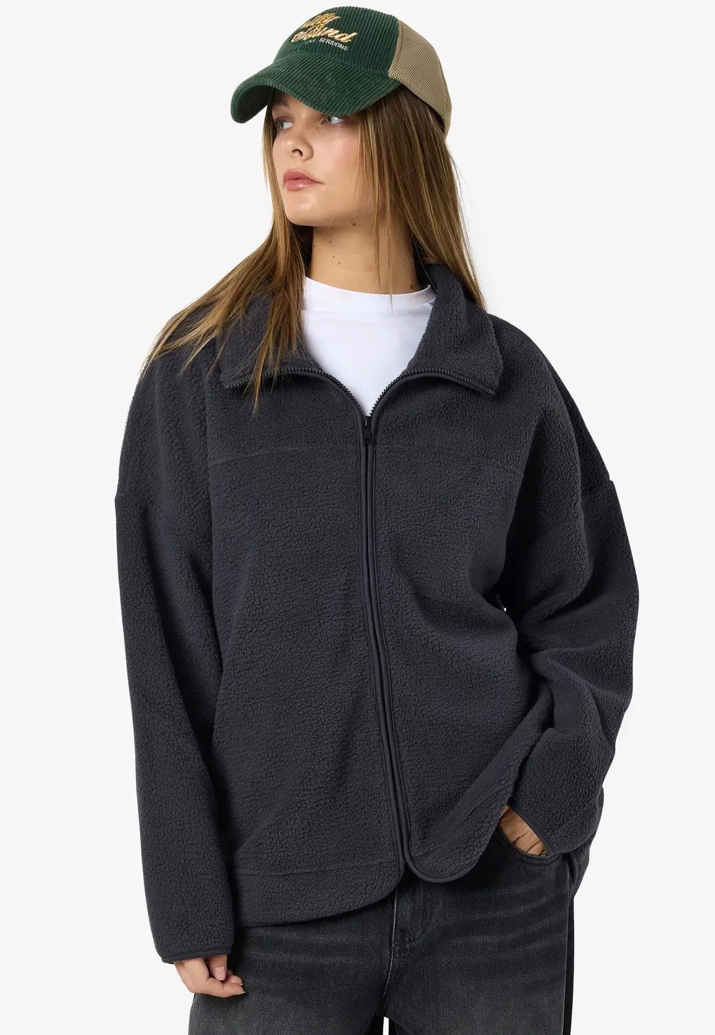 Noisy May - Cozy L/S Obsidian - Jacket | Women-Image