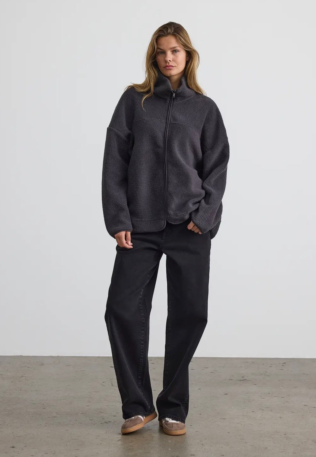 Noisy May - Cozy L/S Obsidian - Jacket | Women-Image