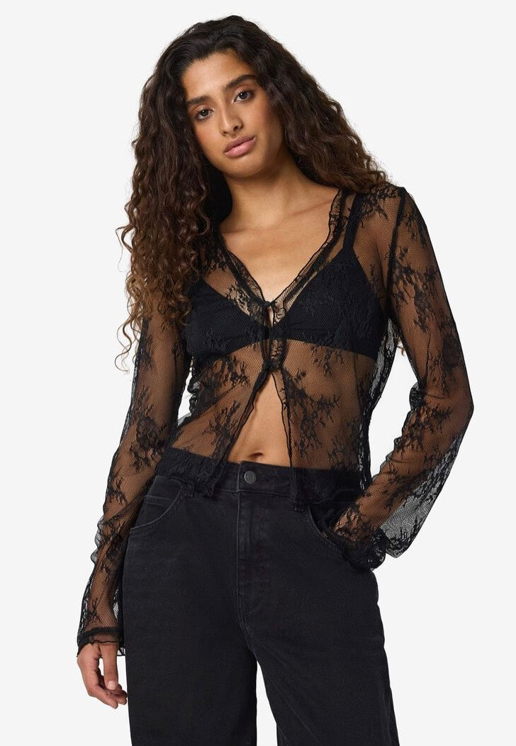 Noisy May - Tika Lace Black - Cardigan | Women-Image