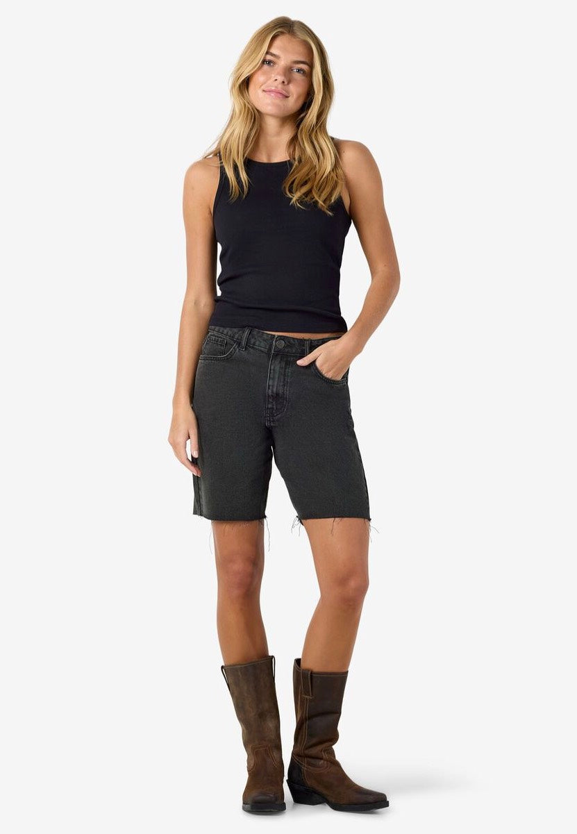 Noisy May - Holla Black Denim - Shorts | Women-Image