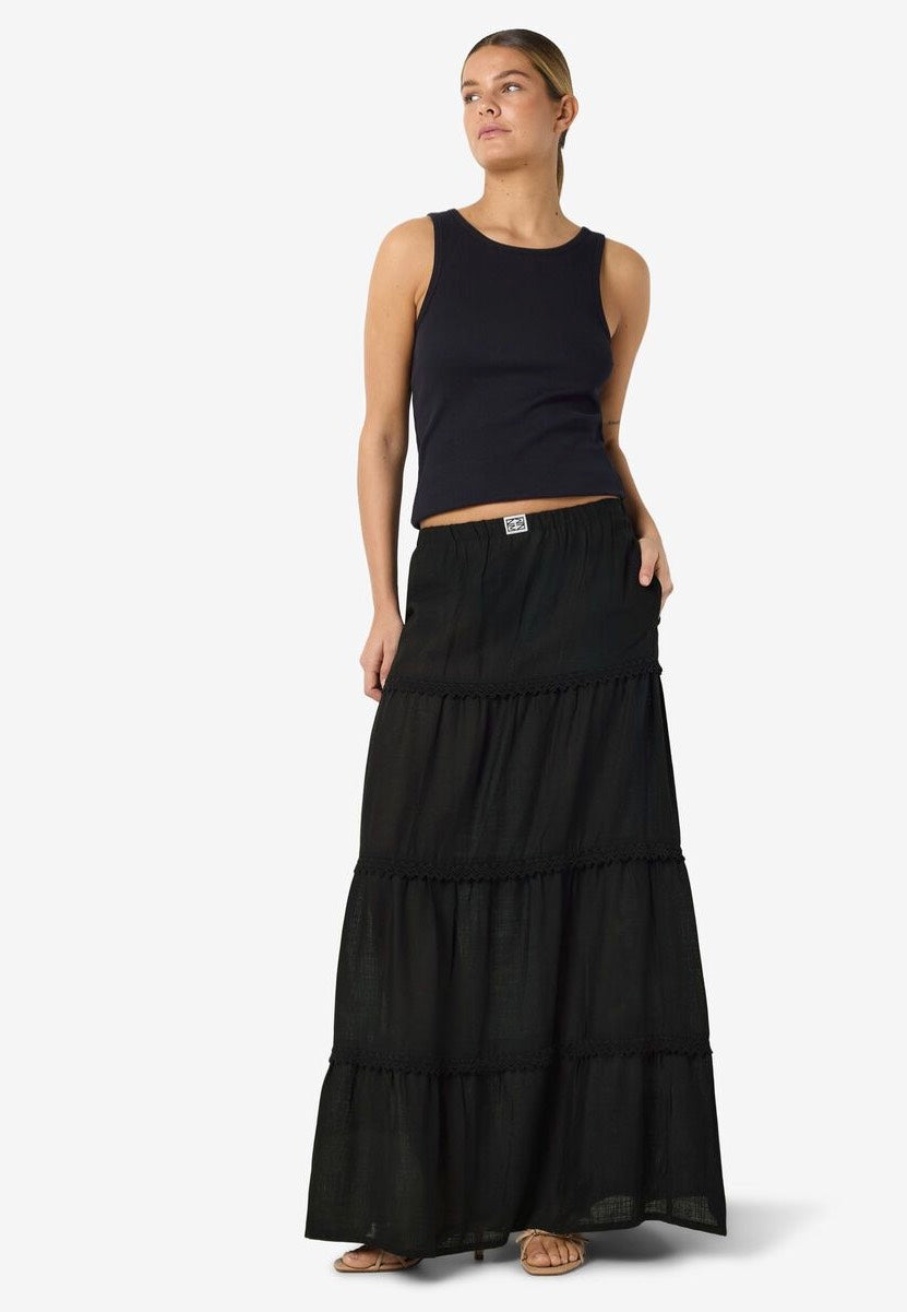 Noisy May - Leilani Sienna Black Lace - Skirt | Women-Image