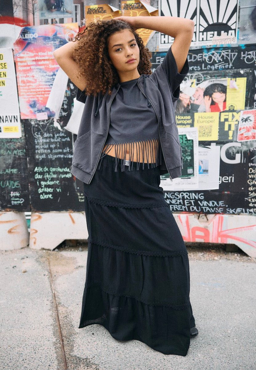 Noisy May - Leilani Sienna Black Lace - Skirt | Women-Image