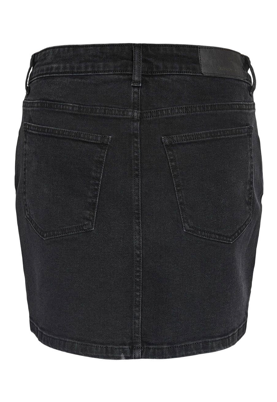 Noisy May - Yolanda Black Denim - Skirt | Women-Image