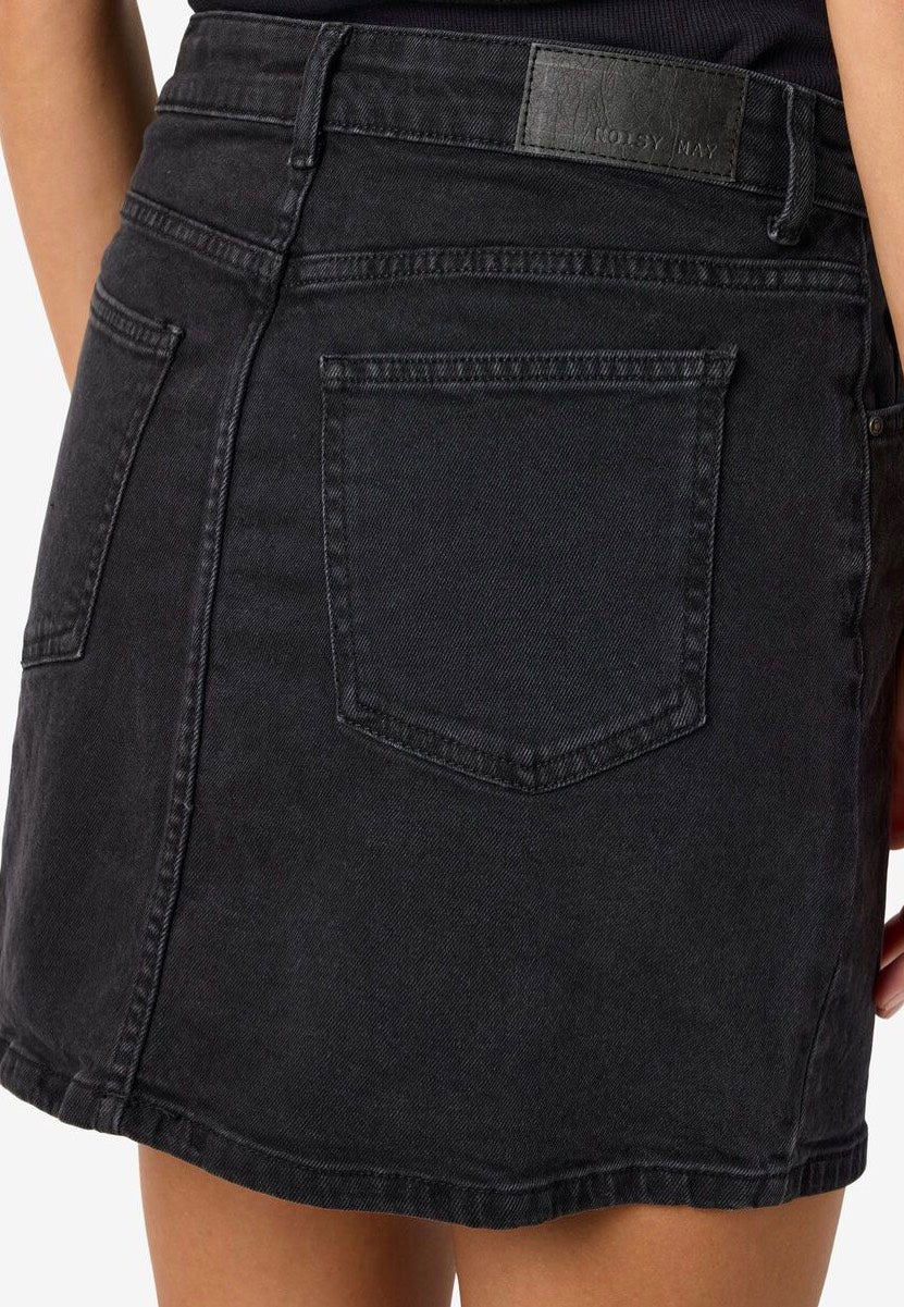 Noisy May - Yolanda Black Denim - Skirt | Women-Image