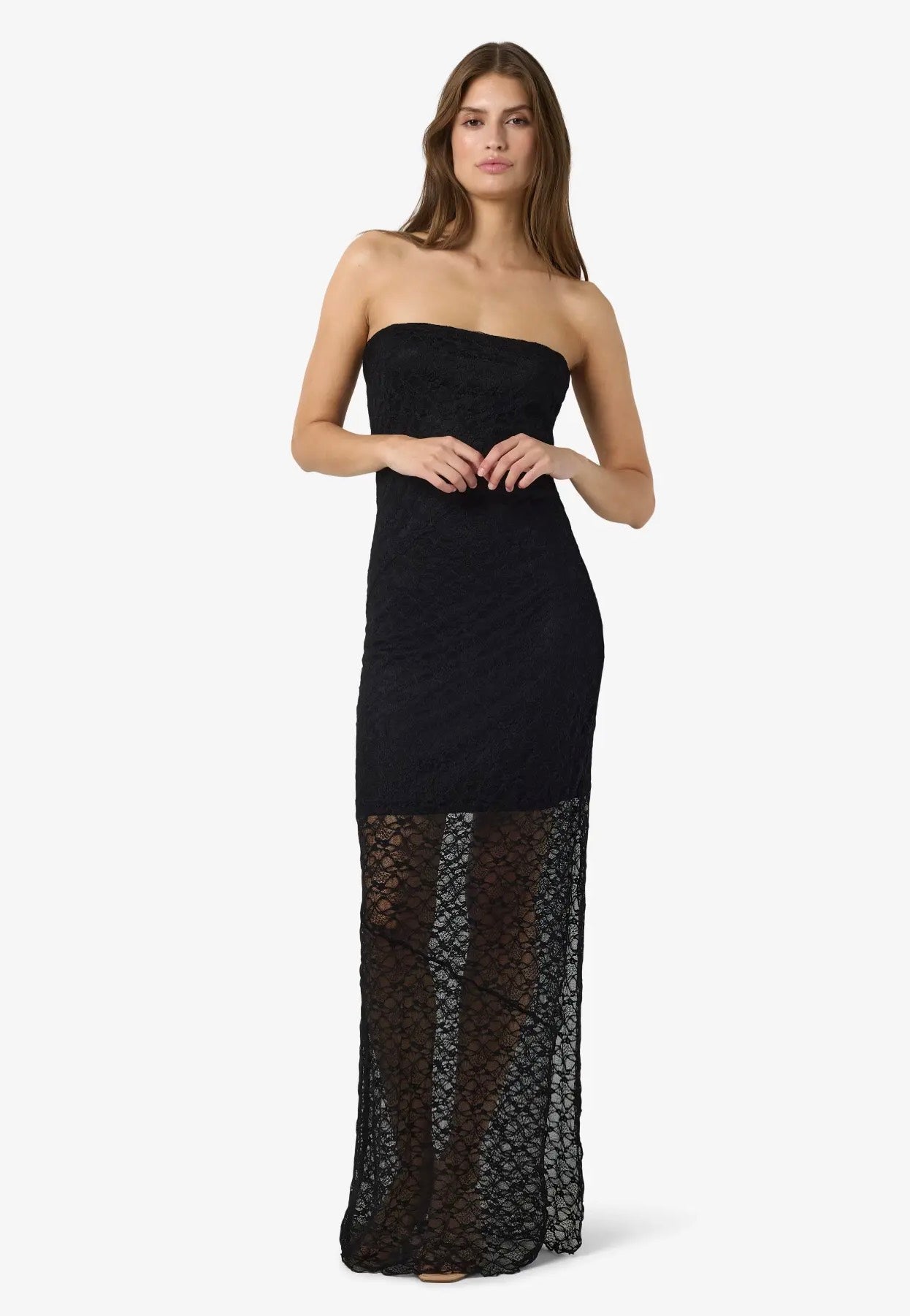 Noisy May - Lacey Bandeau Black - Dress | Women-Image