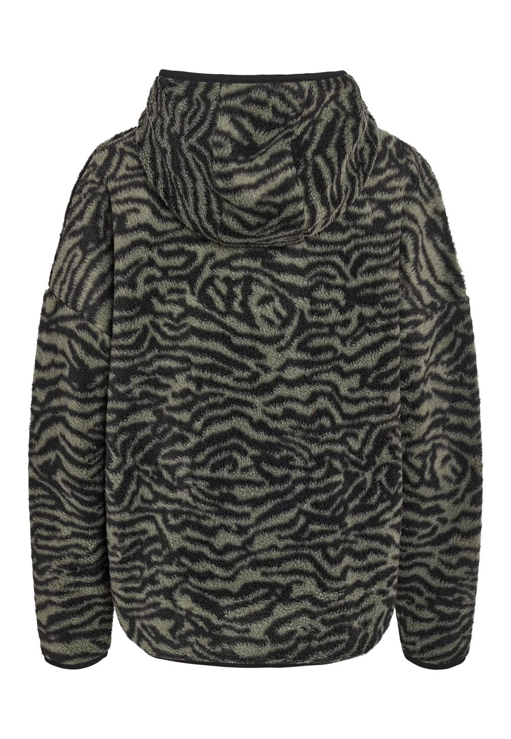 Noisy May Cozy Halfway AOP Zip Kalamata/Zebra Svetr | Women-Image