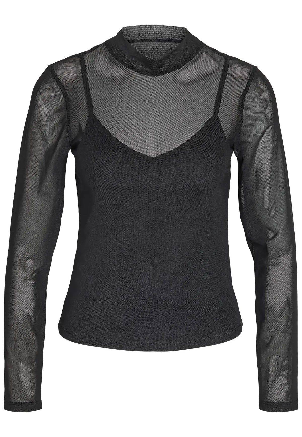 Noisy May Percy Mesh Black Oberteil | Women-Image
