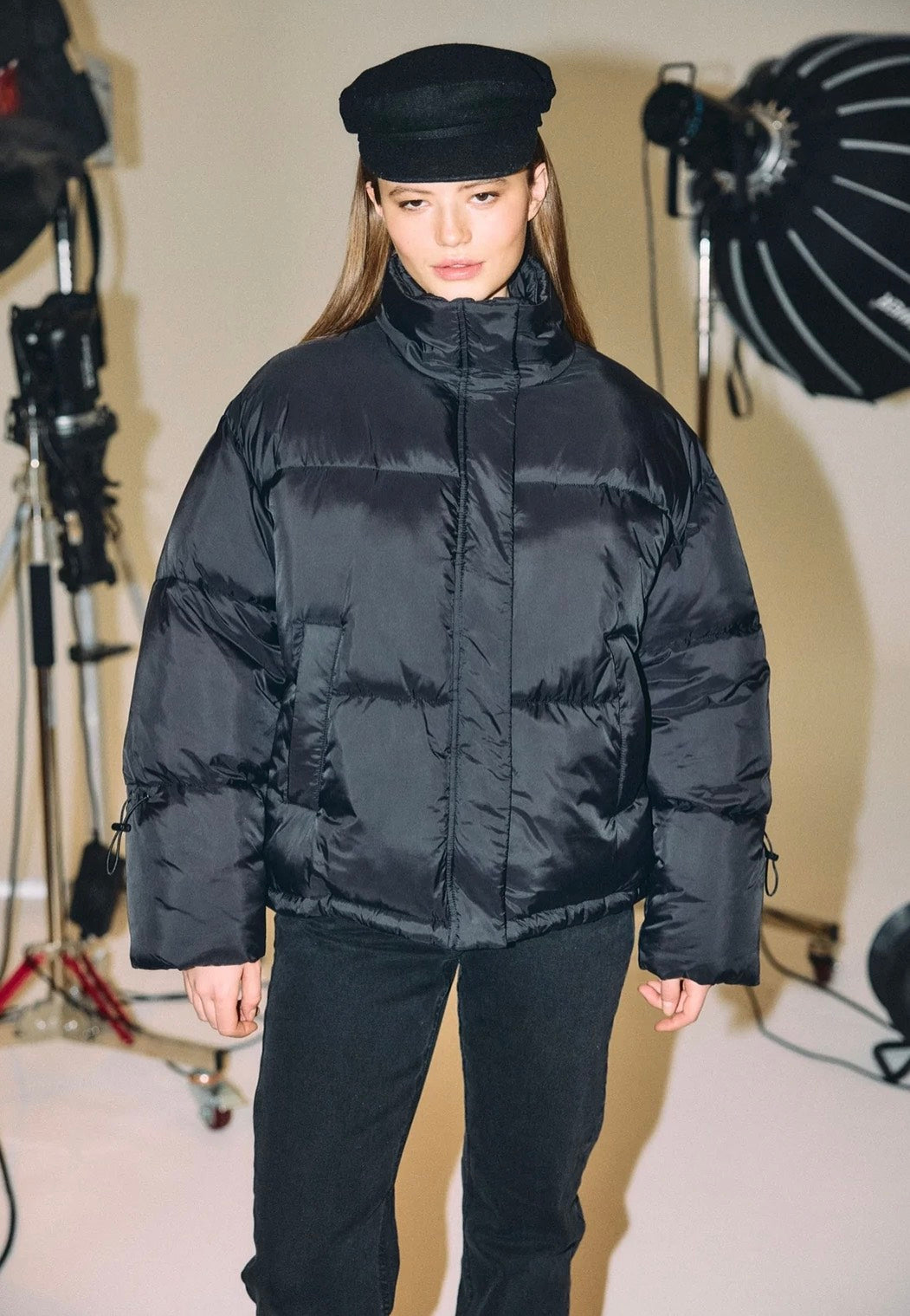 Noisy May Allie Puffer Black Takki | Women-Image