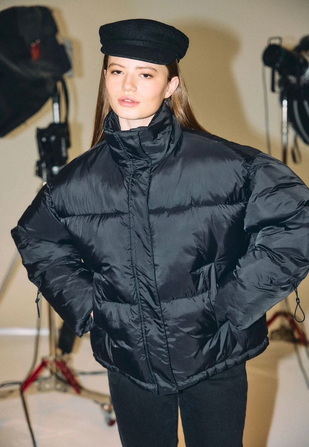 Noisy May Allie Puffer Black Takki | Women-Image
