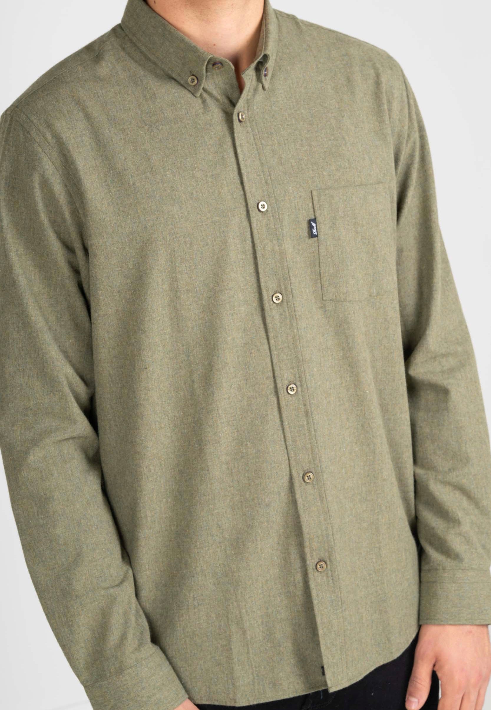 REELL - Nordic Light Olive - Shirt | Men-Image