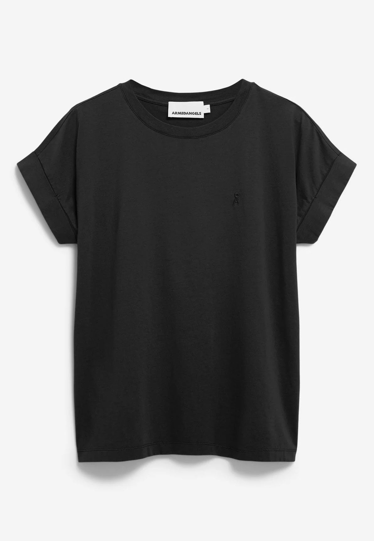 Armedangels - Idaara Logo Black - T-Shirt | Women-Image