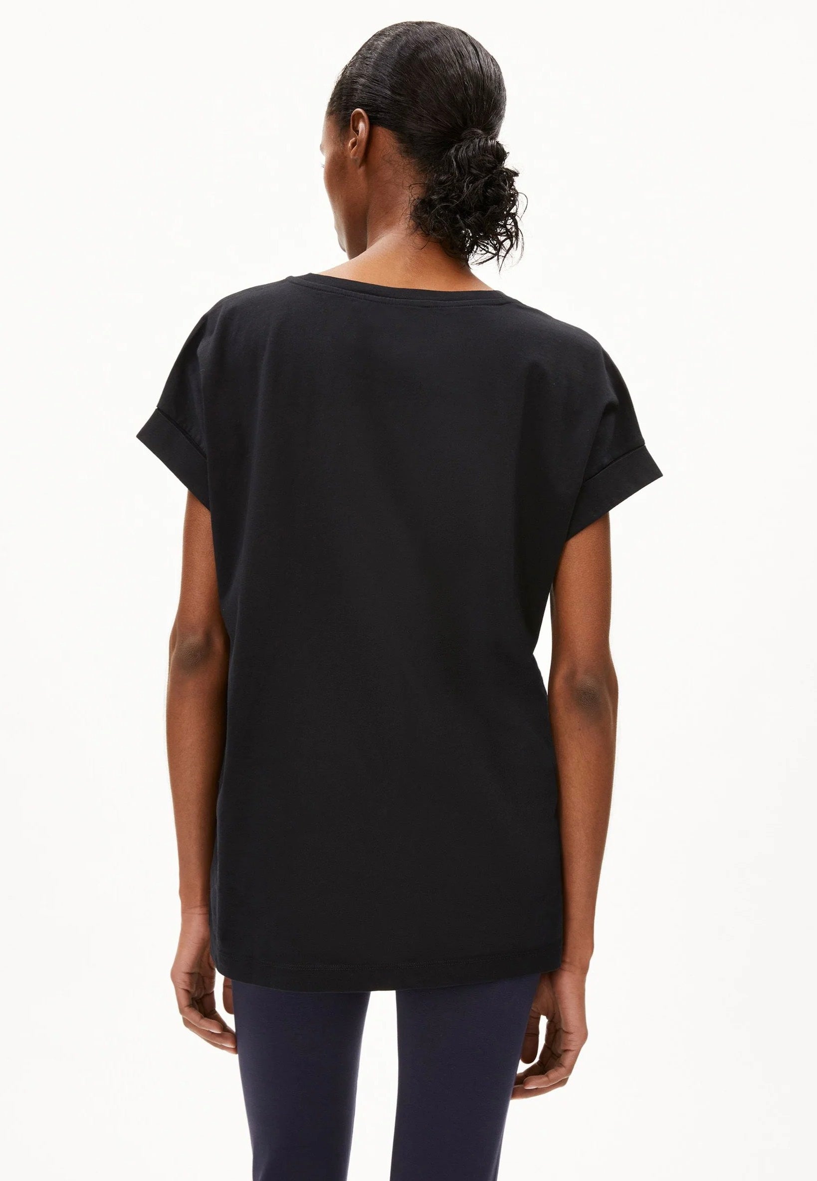 Armedangels - Idaara Logo Black - T-Shirt | Women-Image