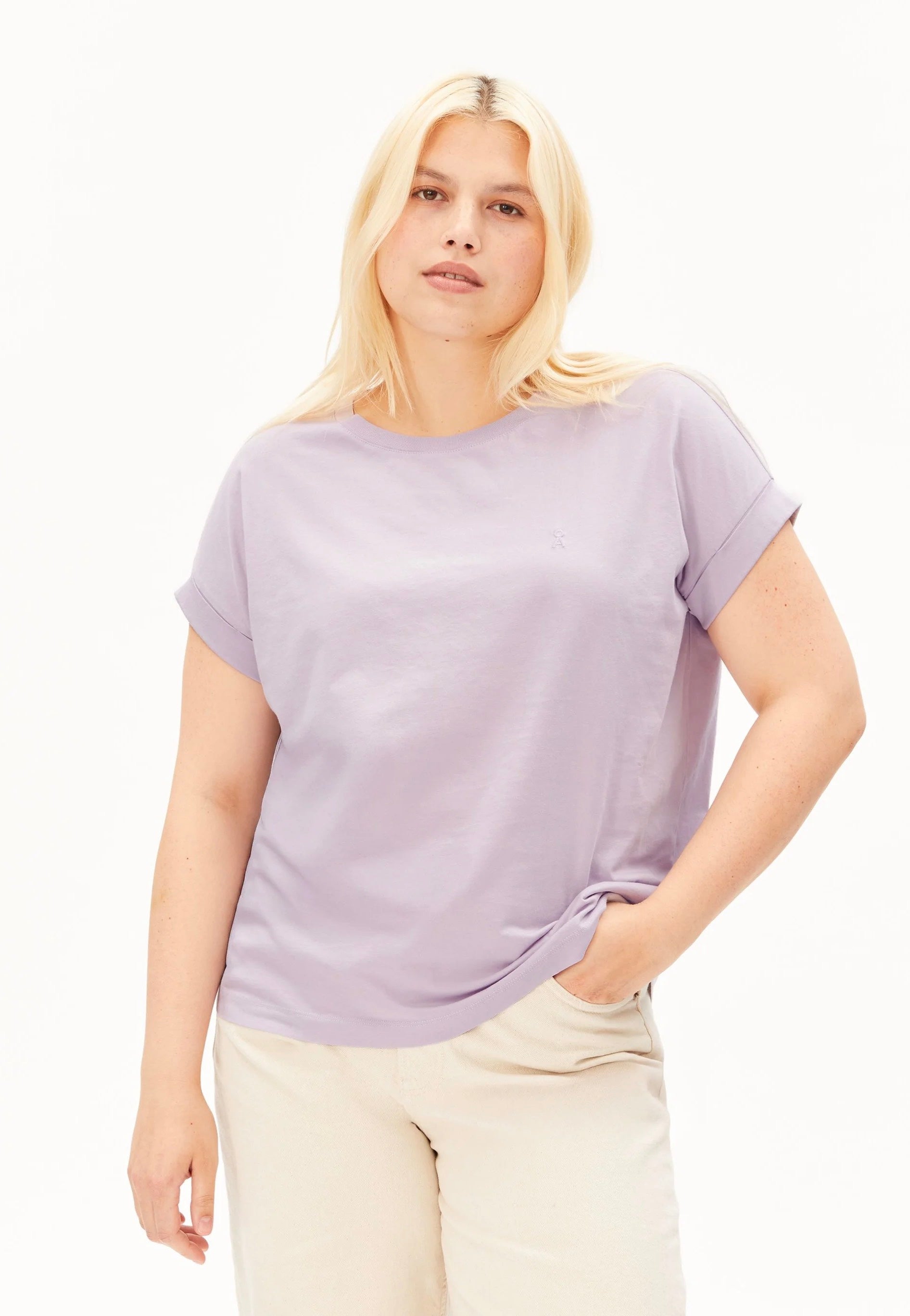 Armedangels - Idaara Moonlit Lilac - T-Shirt | Women-Image