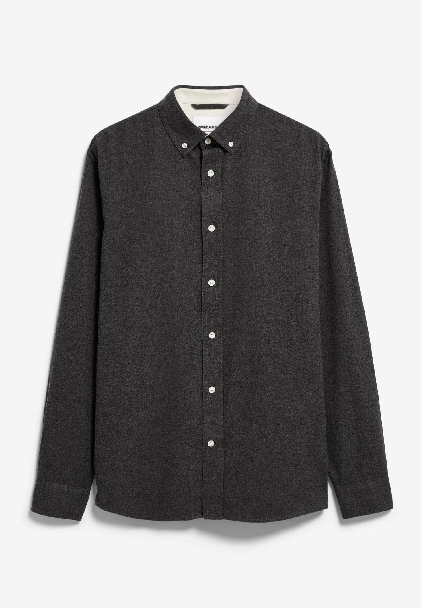 Armedangels - Araamo Flannel Anthrazit Melange - Shirt | Men-Image