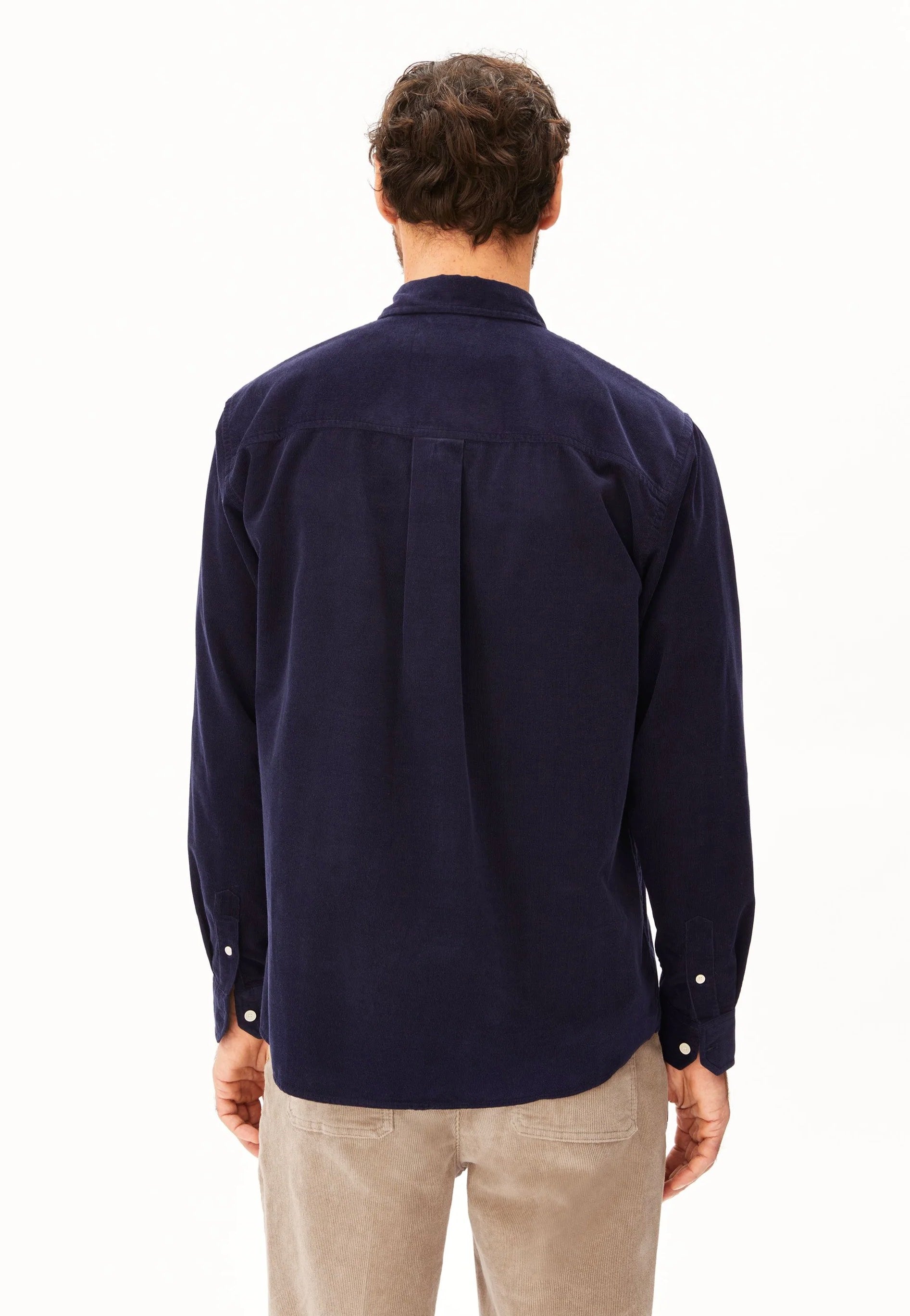 Armedangels - Corduroy Tinted Navy - Shirt | Men-Image