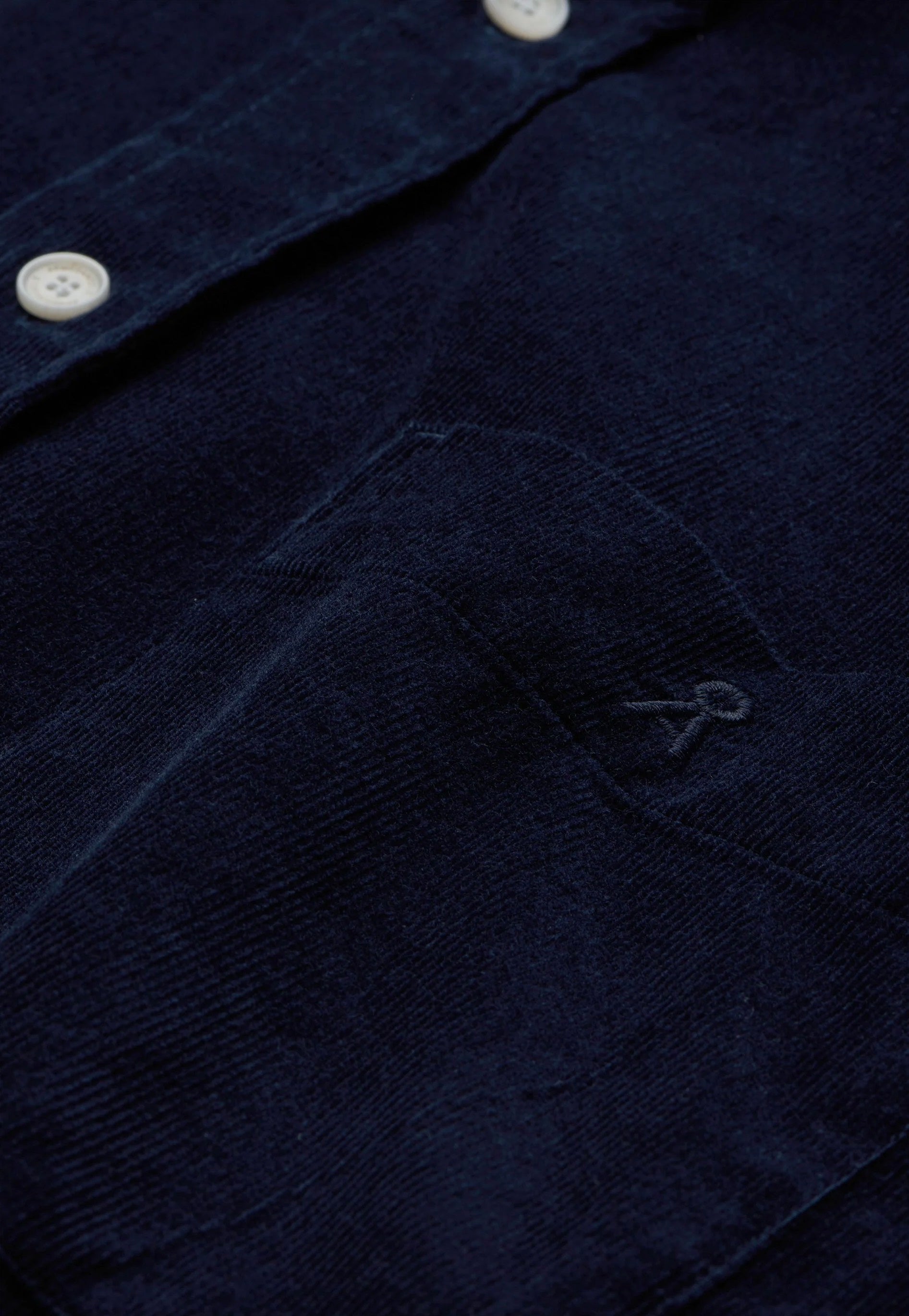 Armedangels - Corduroy Tinted Navy - Shirt | Men-Image