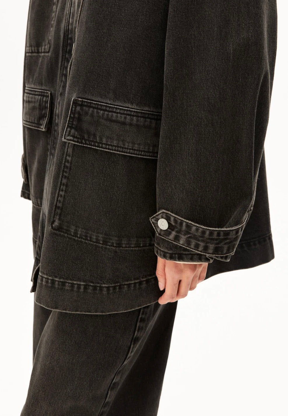 Armedangels Cord Collar Denim Nutmeg Džínová bunda | Women-Image