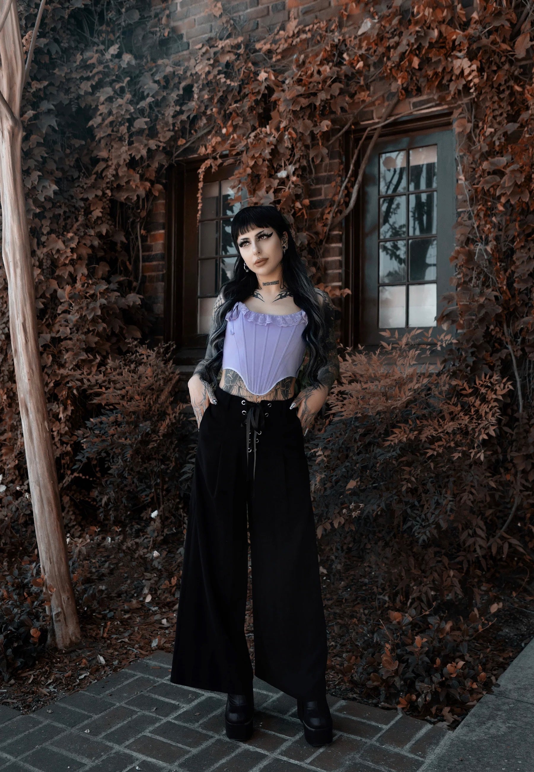 Lively Ghosts - Mysticism Lavender - Corset | Women-Image