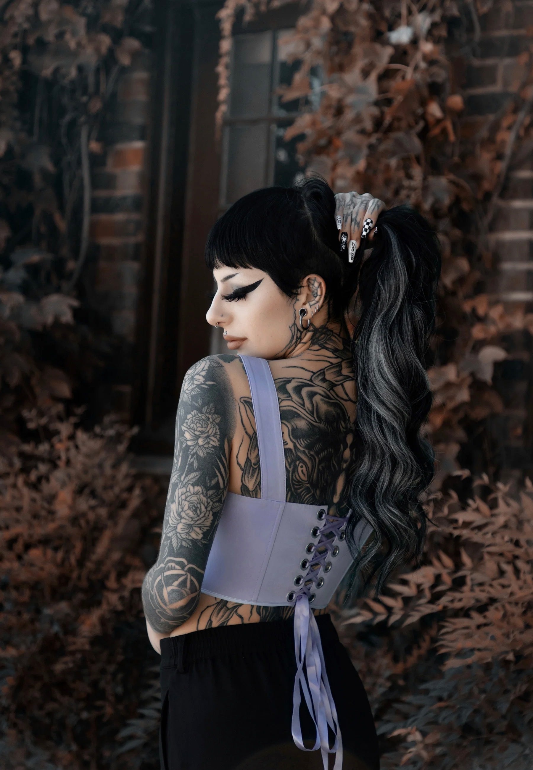 Lively Ghosts - Mysticism Lavender - Corset | Women-Image