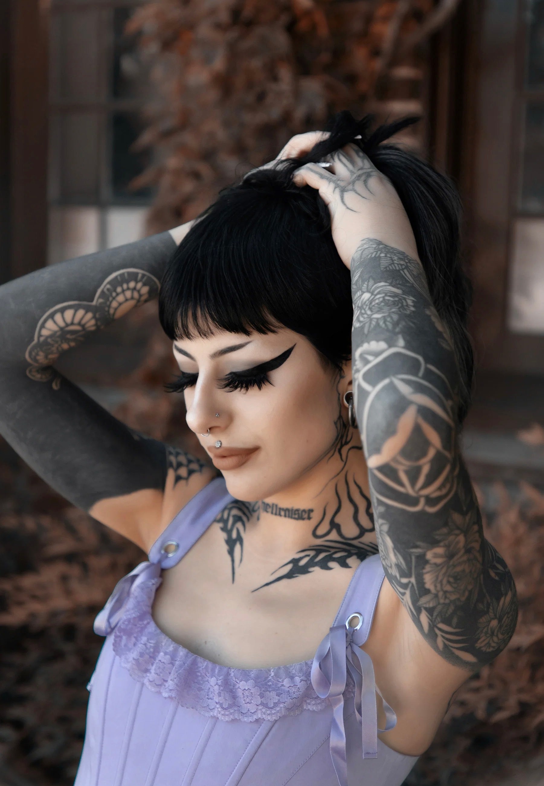 Lively Ghosts - Mysticism Lavender - Corset | Women-Image