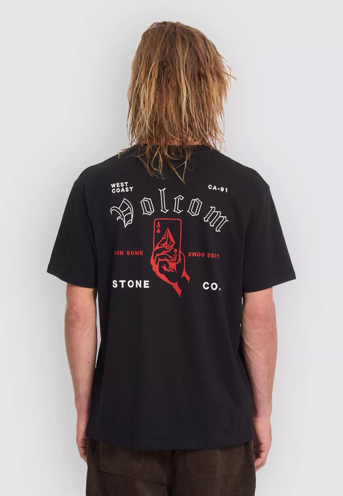 Volcom Winsome Black Camiseta | Men-Image