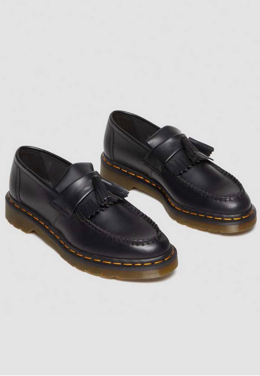 Dr. Martens - Vegan Adrian Black Felix Rub Off - Shoes | Impericon