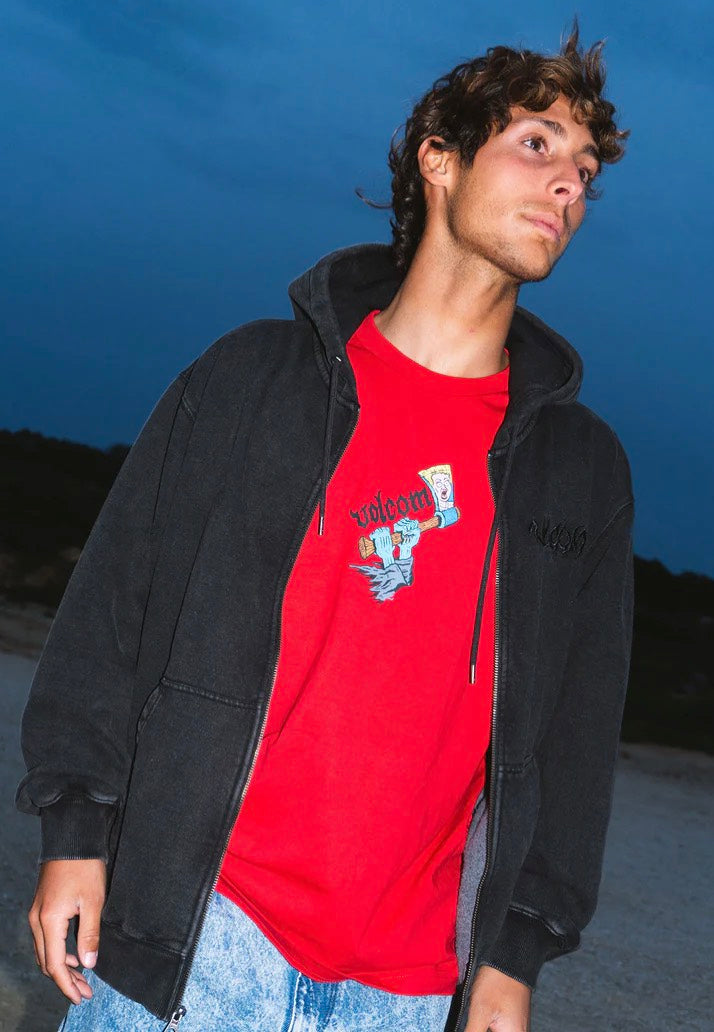 Volcom - Studder Black - Zipper | Men-Image