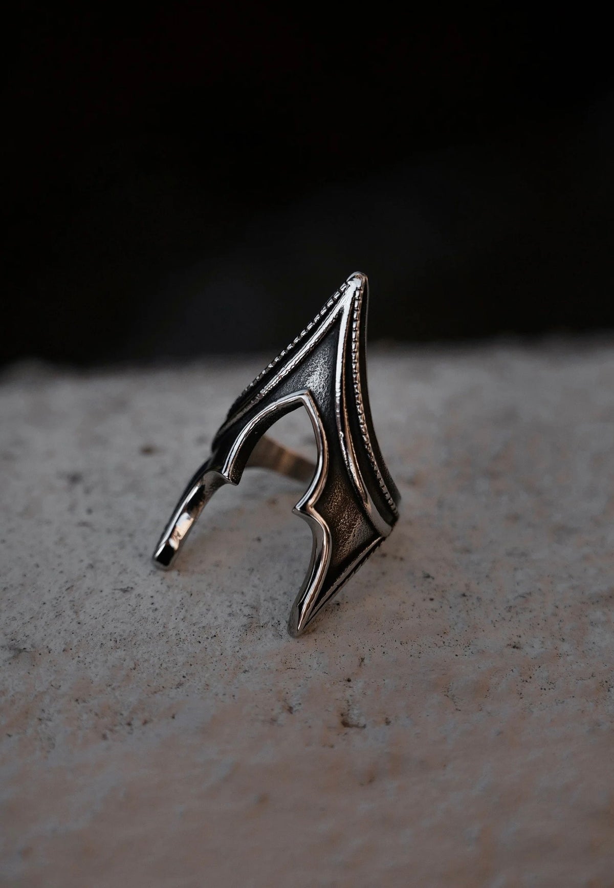 Lively Ghosts Stonecarver Silver Bague | Neutral-Image
