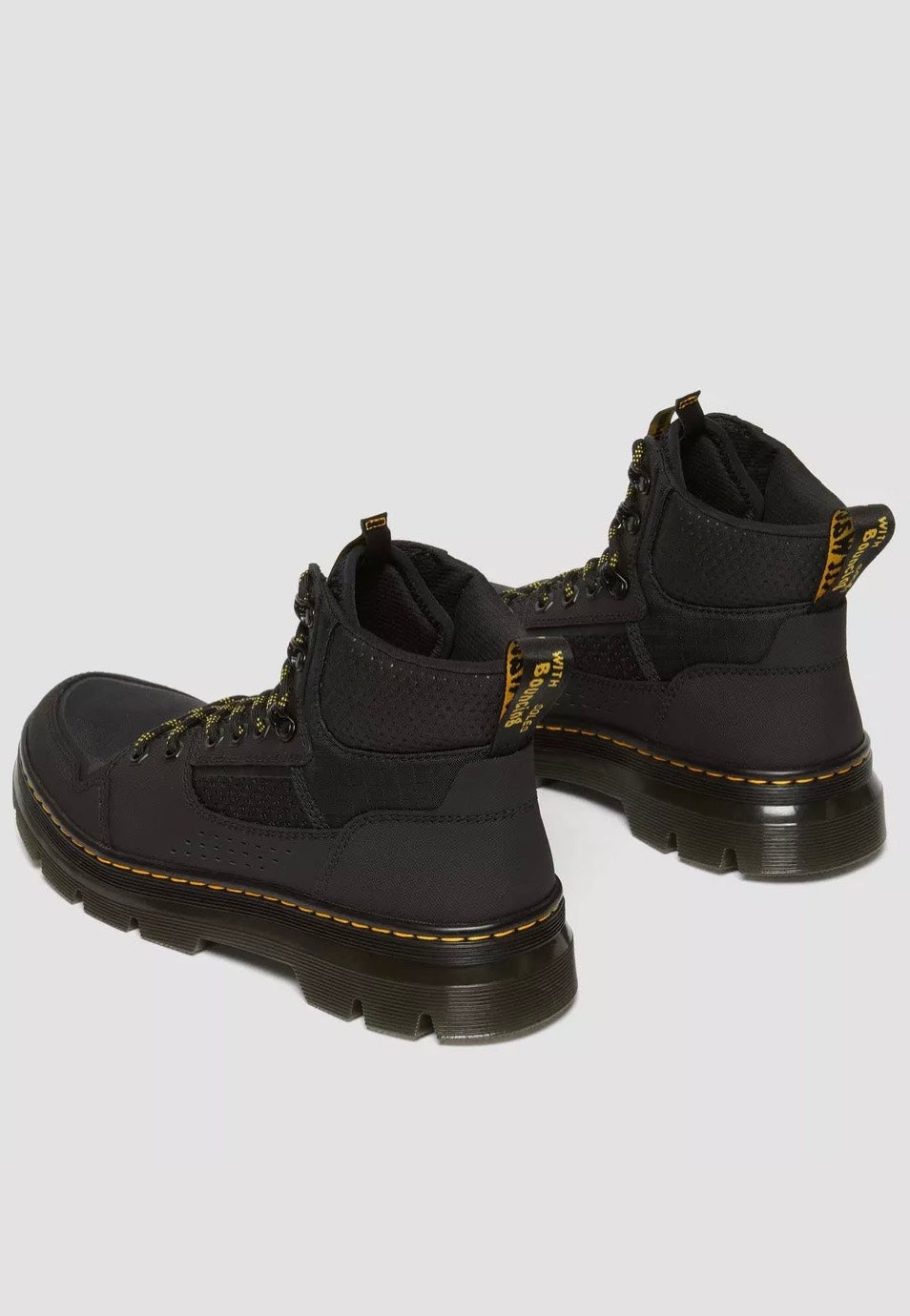 Dr.Martens ドクターマーチン　Black Ajax Dr. Martens - Rilla Black Ajax/Perf Spacer/Dot Emboss Poly/Hub Ripstop