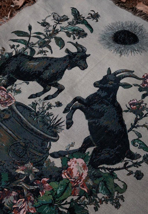 Lively Ghosts - Goatspell Multicoloured - Tapestry | Neutral-Image