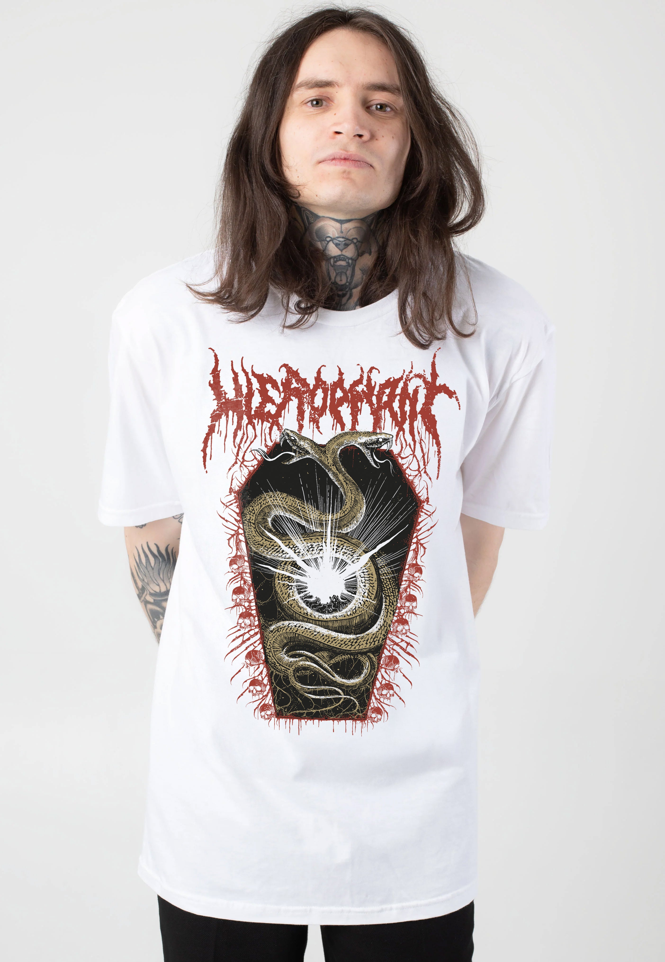 Hierophant - Casket Snake White - T-Shirt | Men-Image
