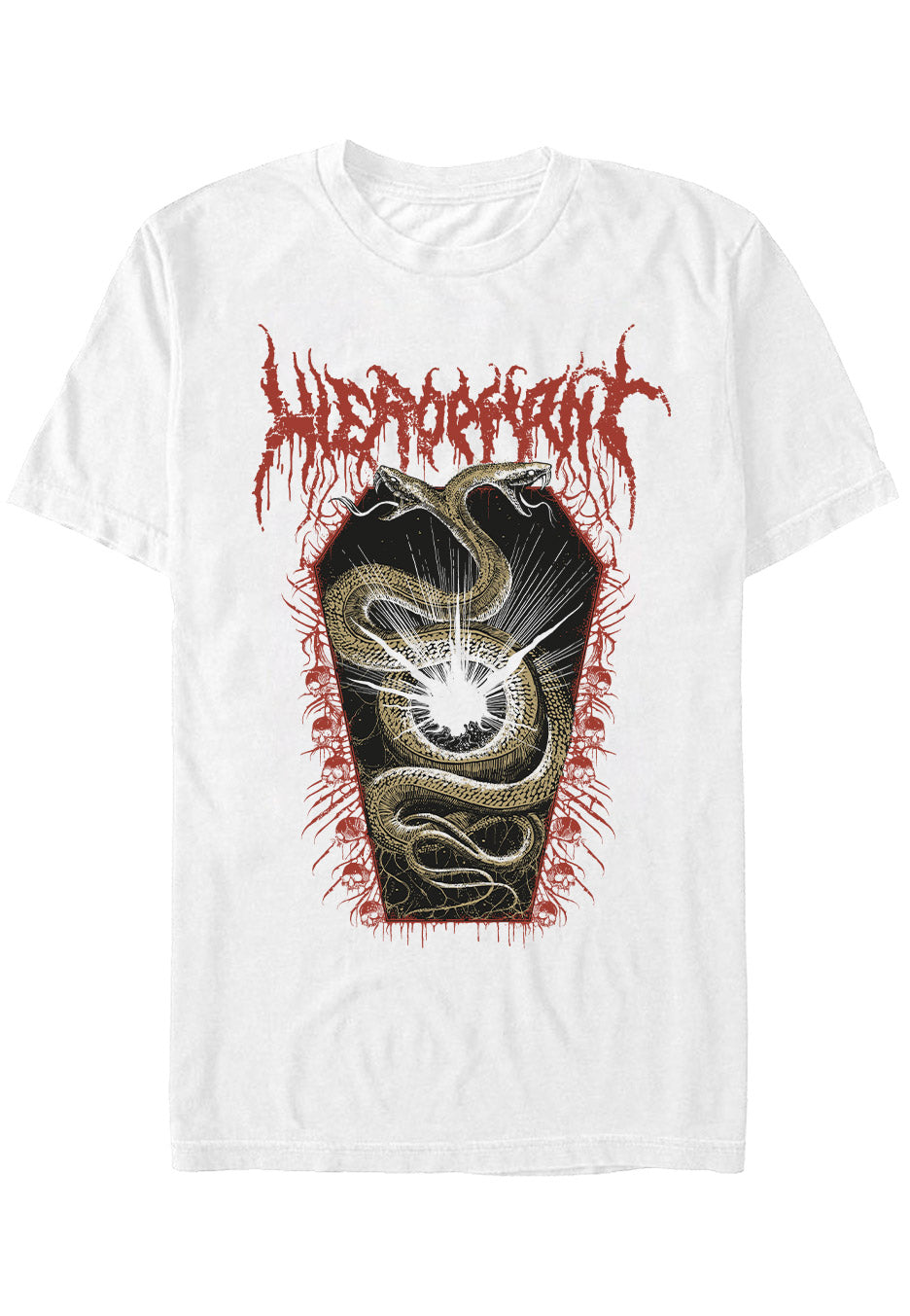 Hierophant - Casket Snake White - T-Shirt | Neutral-Image