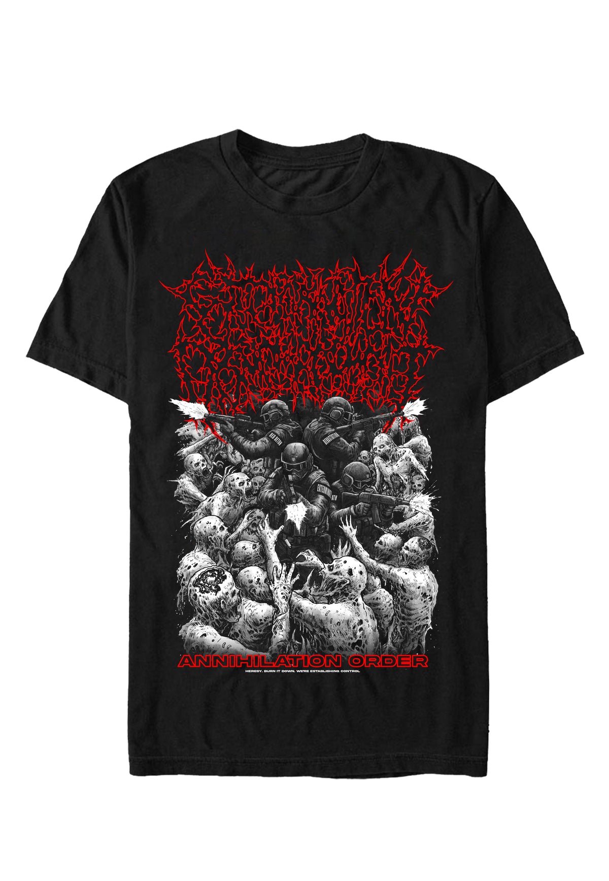 Extermination Dismemberment Annihilation Order T-Shirt | Neutral-Image